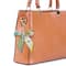 Blue Moon Studio™ Yellow & Multicolor Leaf Print Bow Bag Charm
